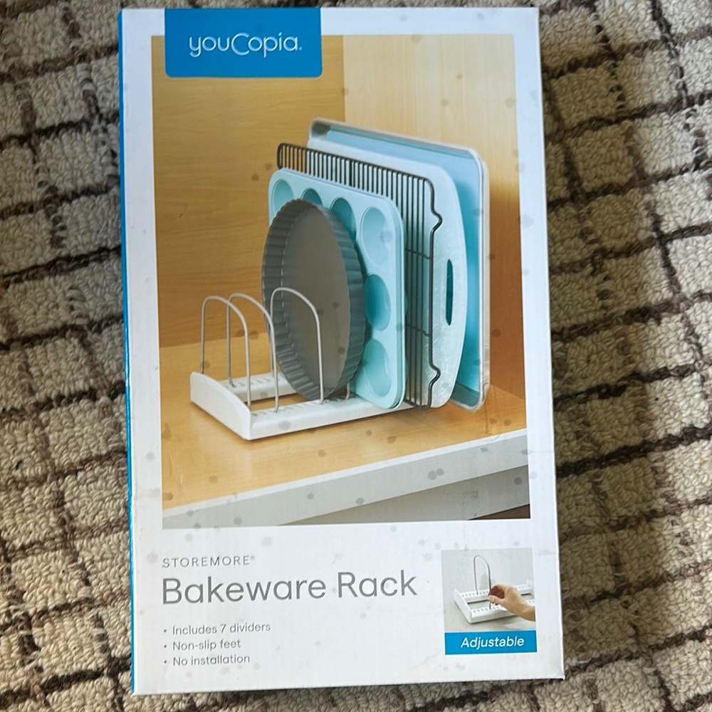 StoreMore Bakeware Rack - White